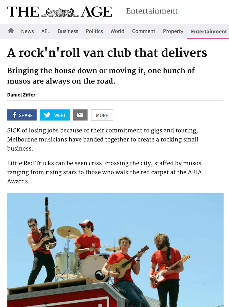 The Age — A rock&rsquo;n&rsquo;roll van club that delivers